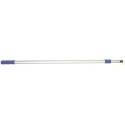 Aluminum Mop Handle - 42 to 71” - Thread - Blue Handle