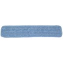 26 inch Wet Mop Pad - Blue - Rectangular - Stitched -Hook and Loop Fastener Style