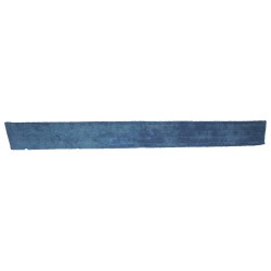 48 inch  Wet Mop Pad - Blue - Trapezoid - Fold Over - Hook and Loop Fastener Style
