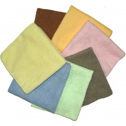 12x12 200gsm Cloth  * Color: Green - CASE OF 500