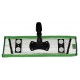 18 inch Wet Pad - Green - Rectangular - Piped Ends - Hook and Loop Fastener