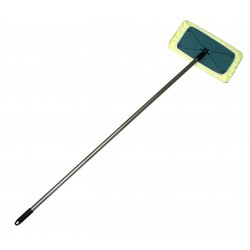Sh-Mop™ Set including Sh-Mop Head, 50 inch Steel Handle and 1 Yellow Microfiber Pad
