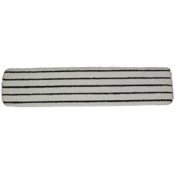 26 inch '3M™ Easy Scrub' like pad - White with Black Stripes - Hook and Loop Fastener