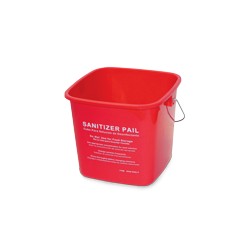 6-QT Cleaning Small Utility 'Sanitize' Pail