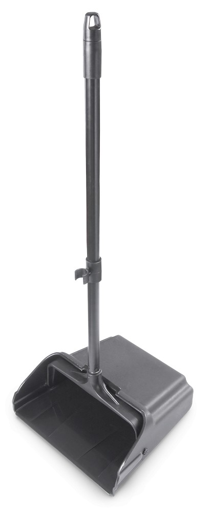 12 Lobby Dust Pan with Wheels - Free Standing Dust Pan