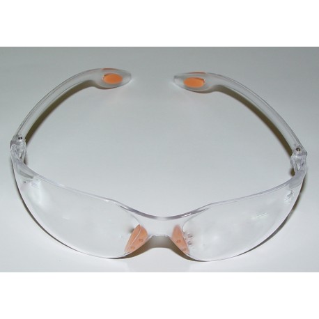 Safety Glasses with Wrap Around Lens