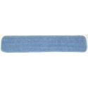 26 inch Wet Mop Pad - Blue - Rectangular - Sponge -  Piped -Hook and Loop Fastener ® Style